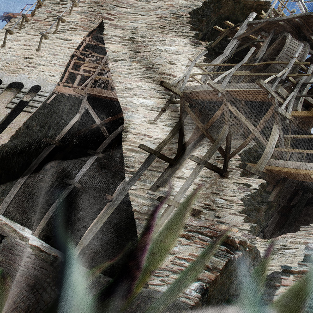 Kaamelott en Andalousie - Round beach towel - Caudie