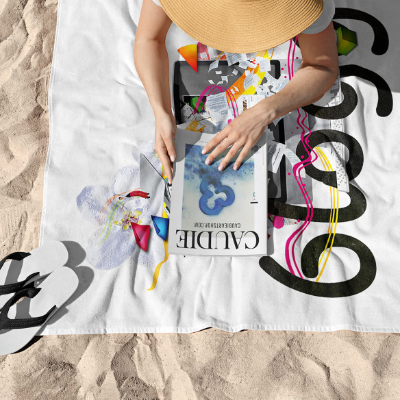 Blogger - Serviette de plage - Caudie