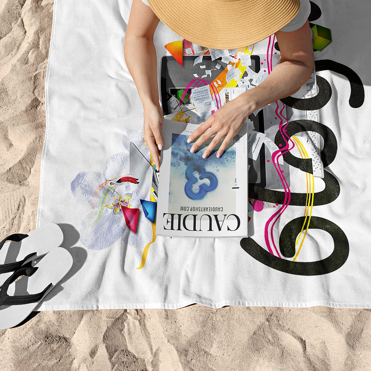 Blogueuse - Beach towel - Caudie