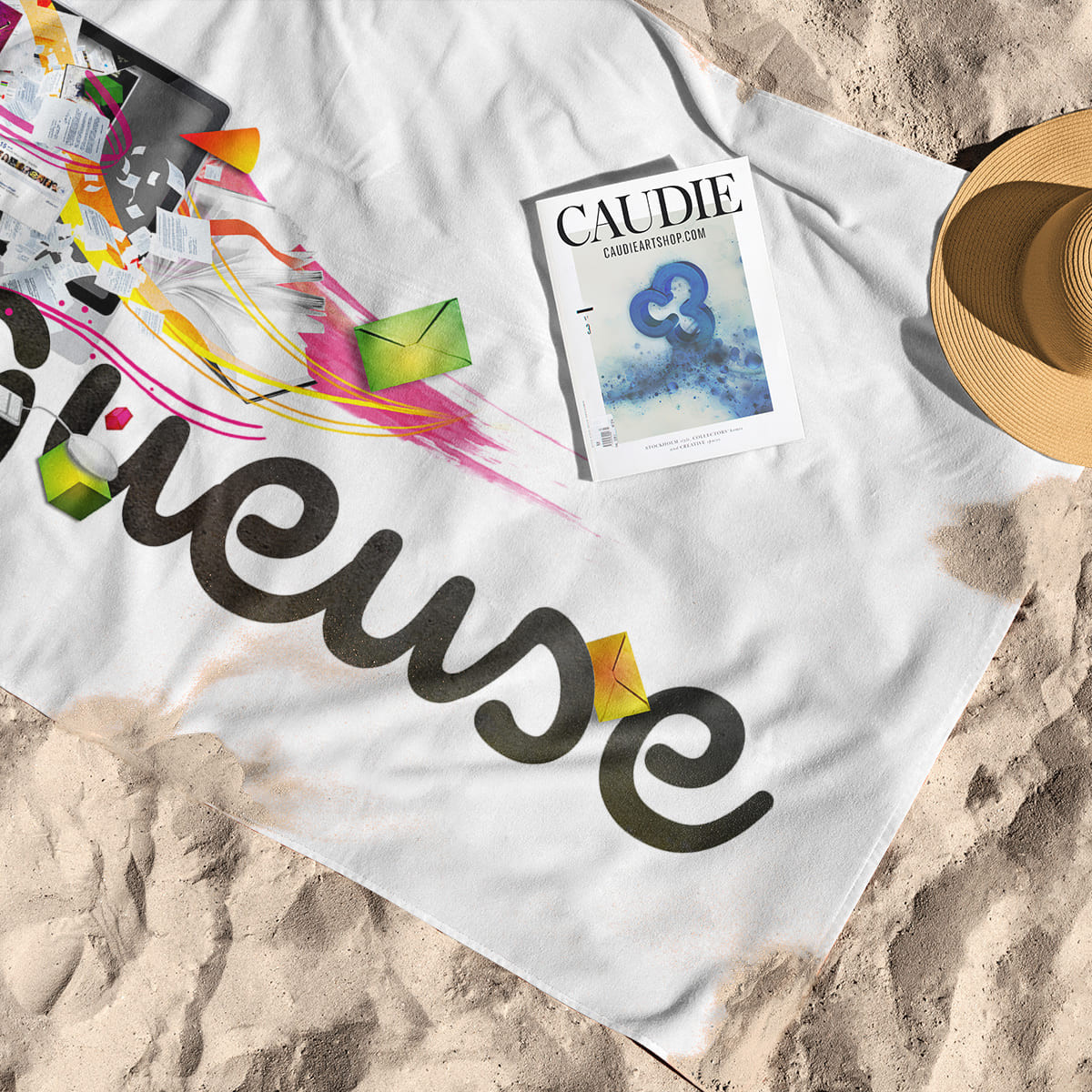 Blogueuse - Beach towel - Caudie