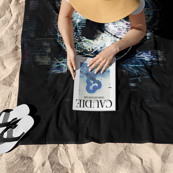 Caudie in the shell - Beach towel - Caudie