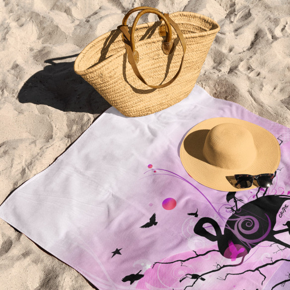 Flamingo - Beach towel - Caudie