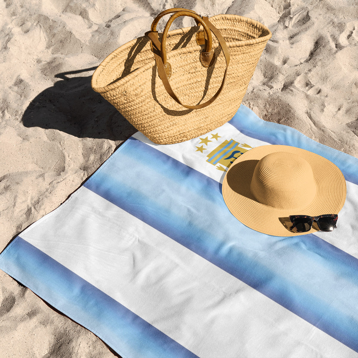 Équipe d'Argentine foot 2026 - Serviette de plage - Caudie
