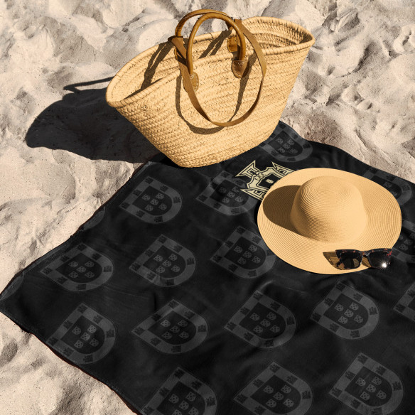 Équipe du Portugal foot 2026 (ES) - Serviette de plage - Caudie