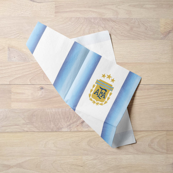 Serviettes de table équipe d'Argentine foot 2026 - Caudie