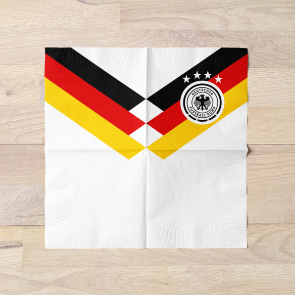 Napkins Germany soccer team 2026 - Caudie