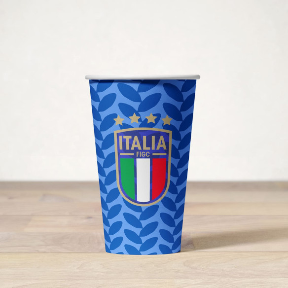 Paper cups Italy soccer team 2026 - Caudie