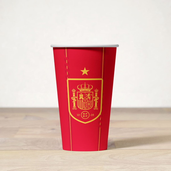 Paper cups Spain soccer team 2026 - Caudie