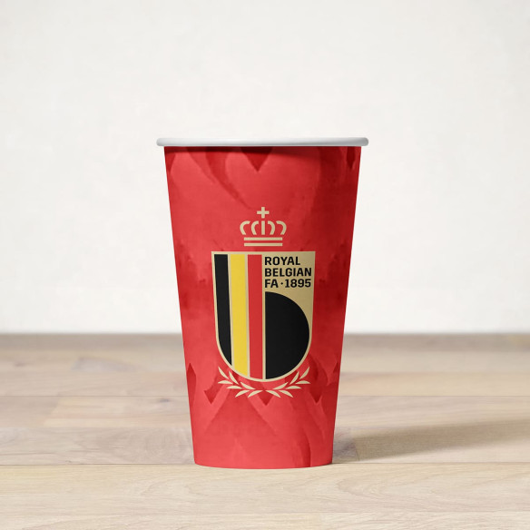 Paper cups Belgium soccer team 2026 - Caudie