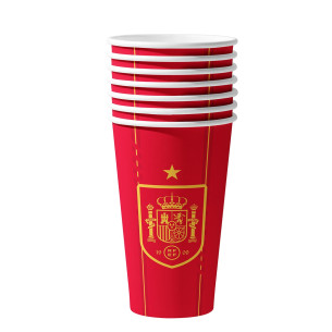 Paper cups Spain soccer team 2026 - Caudie