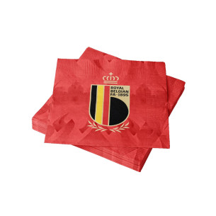 Napkins Belgium soccer team 2026 - Caudie