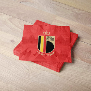 Napkins Belgium soccer team 2026 - Caudie 2