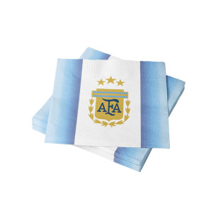 Serviettes de table équipe d'Argentine foot 2026 - Caudie