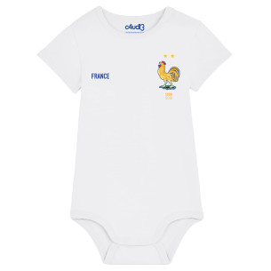 Équipe de France foot 2025 - Body bébé -