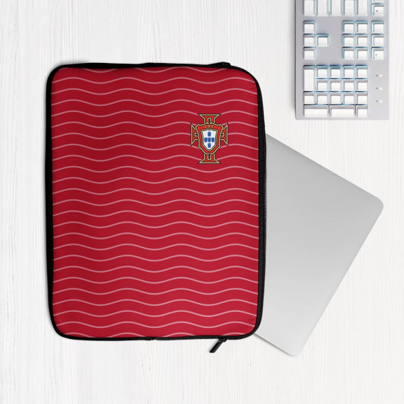 Housse pour ordinateur portable équipe du Portugal foot 2026 - Caudie