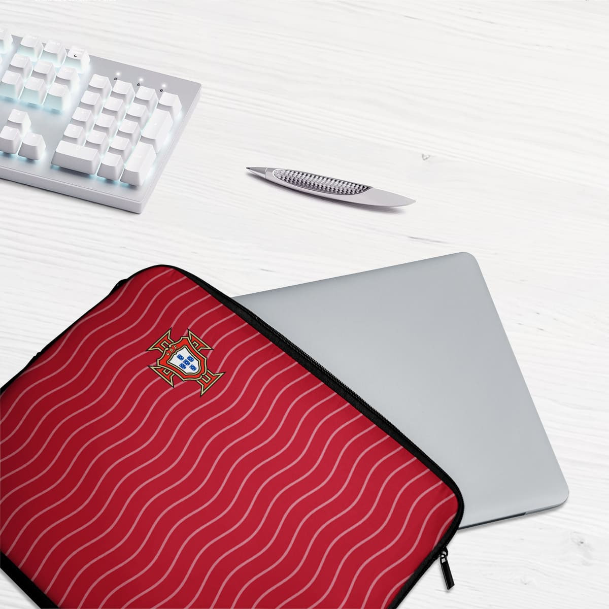 Housse pour ordinateur portable équipe du Portugal foot 2026 - Caudie