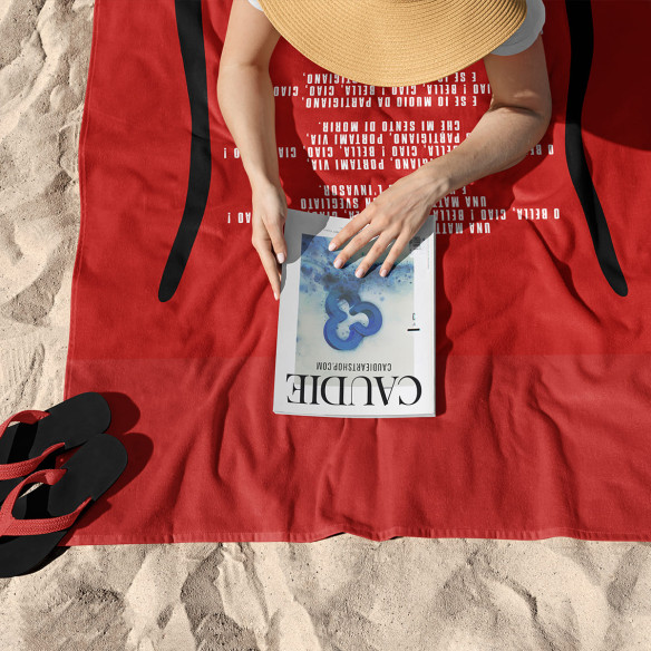 Bella Ciao - Lyrics - Serviette de plage - La Casa De Papel - Caudie