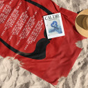 Bella Ciao - Lyrics - Beach towel - La Casa De Papel - Caudie