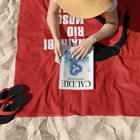 Masque Et Noms - Beach towel - La Casa De Papel - Caudie