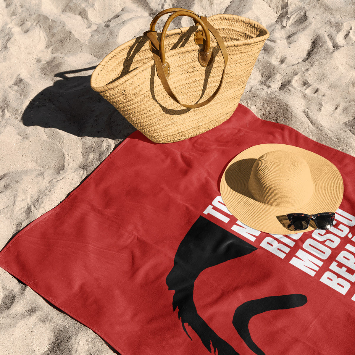 Masque Et Noms - Serviette de plage - La Casa De Papel - Caudie
