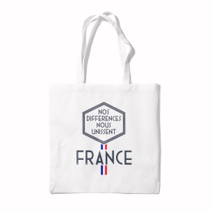 Nos différences nous unissent (v1) - Tote bag - Caudie