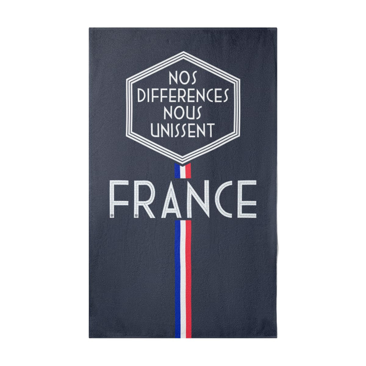 Nos différences nous unissent (v1) - Beach towel - Caudie