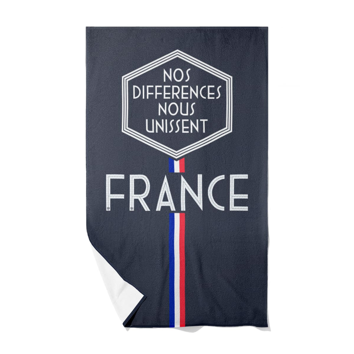 Nos différences nous unissent (v1) - Beach towel - Caudie