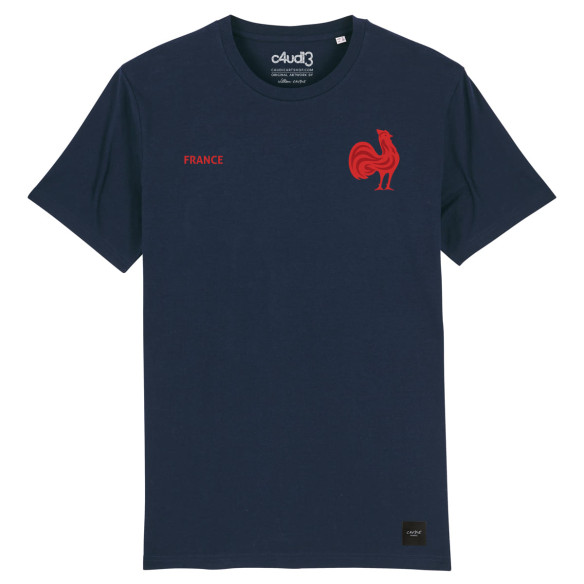 Équipe de France rugby 2026 personnalisable - T-shirt homme - Caudie