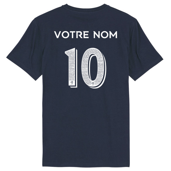 Équipe de France rugby 2026 personnalisable - T-shirt homme - Caudie