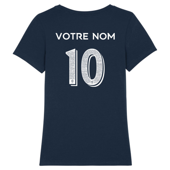 Équipe de France rugby 2026 personnalisable - T-shirt femme - Caudie