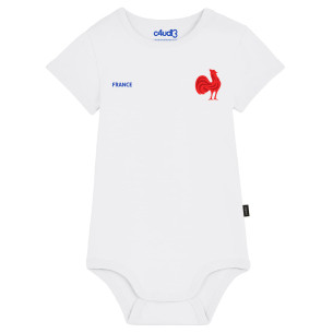 Équipe de France rugby 2026 personnalisable - Body bébé - Caudie