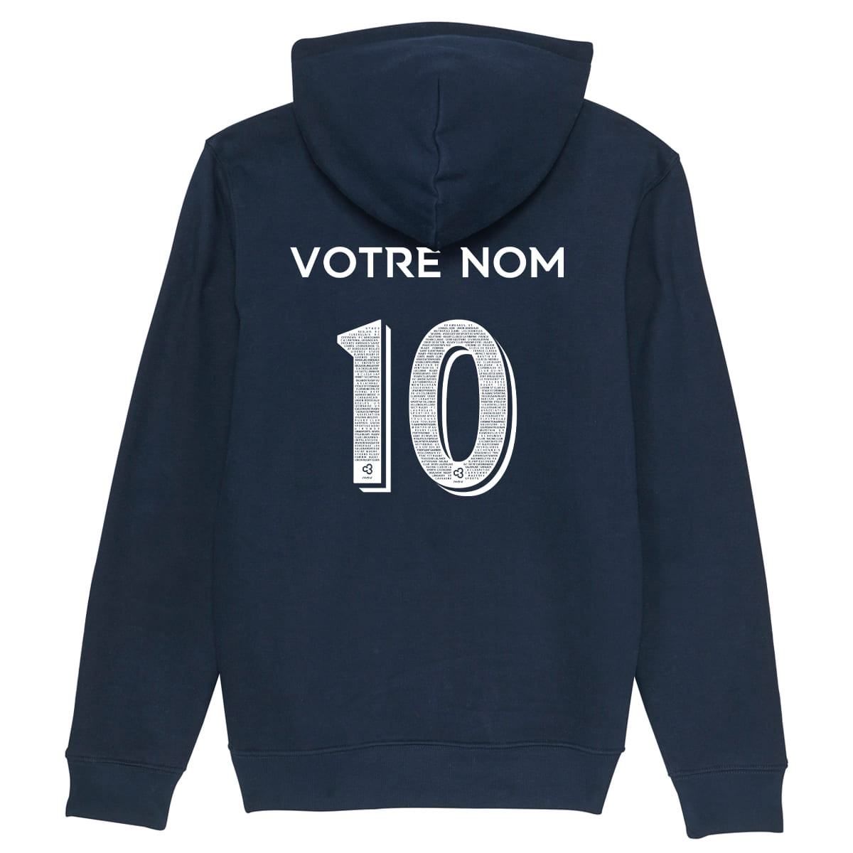 Équipe de France rugby 2026 personnalisable - Hoodie - Caudie