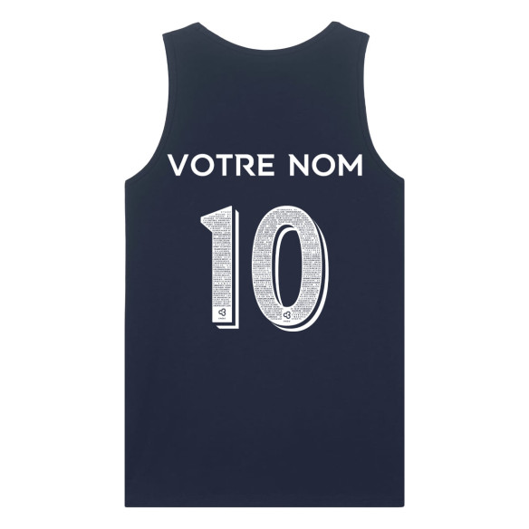Équipe de France rugby 2026 personnalisable - Débardeur femme - Caudie