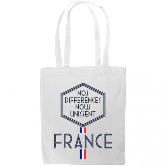 NOS DIFFERENCES NOUS UNISSENT - Tote bag - Caudie