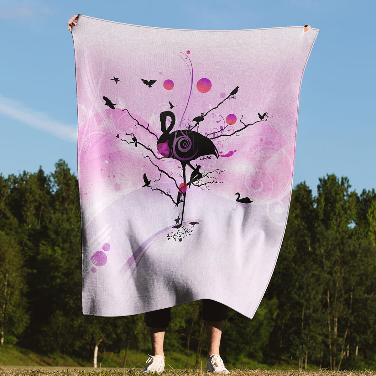 Flamingo - Blanket - Caudie