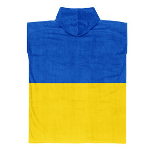 Drapeau Ukraine - Poncho de bain - Caudie 2