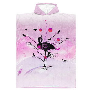 Flamand Rose - Poncho de bain - Caudie
