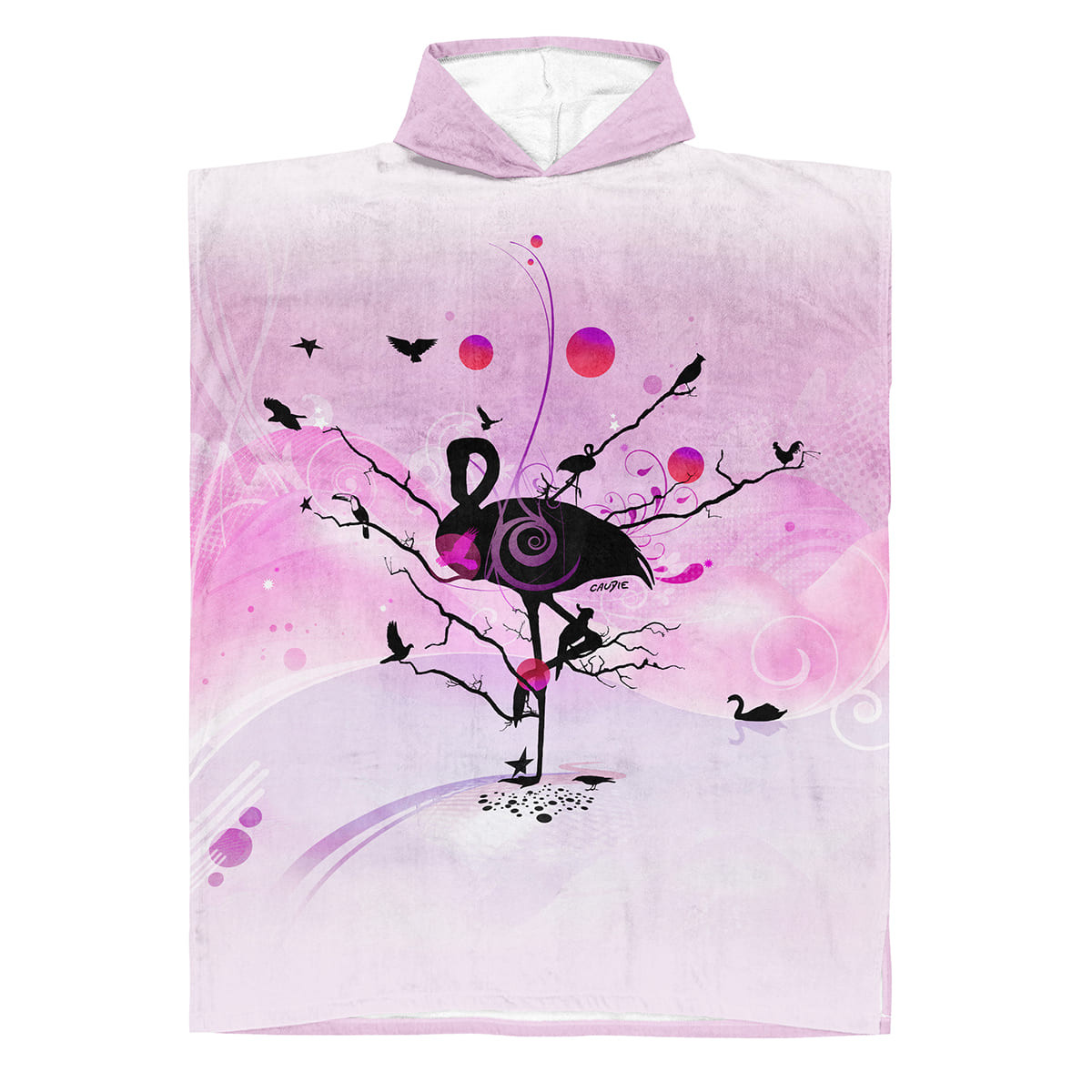 Flamingo - Bath poncho - Caudie