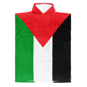 Palestine flag - Bath poncho - Caudie