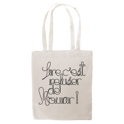 LIRE C'EST REFUSER DE MOURIR - Tote bag - Caudie