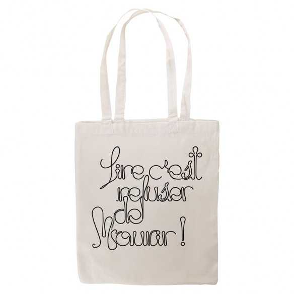 LIRE C'EST REFUSER DE MOURIR - Tote bag - Caudie