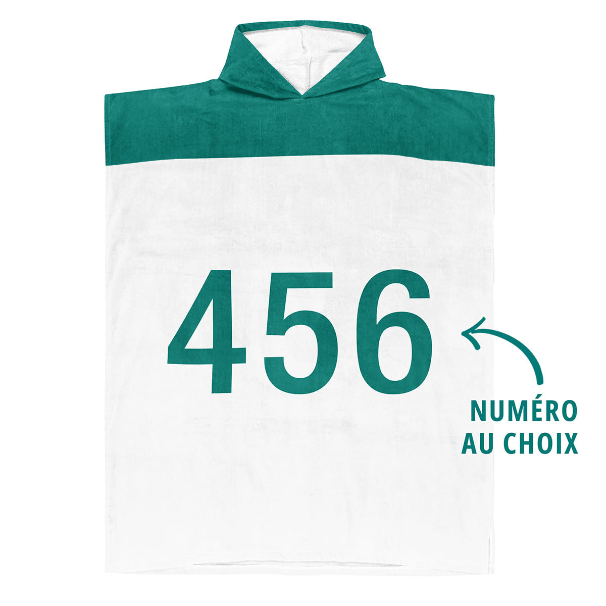 Numéro de joueur - Squid Game - Poncho de bain - Caudie