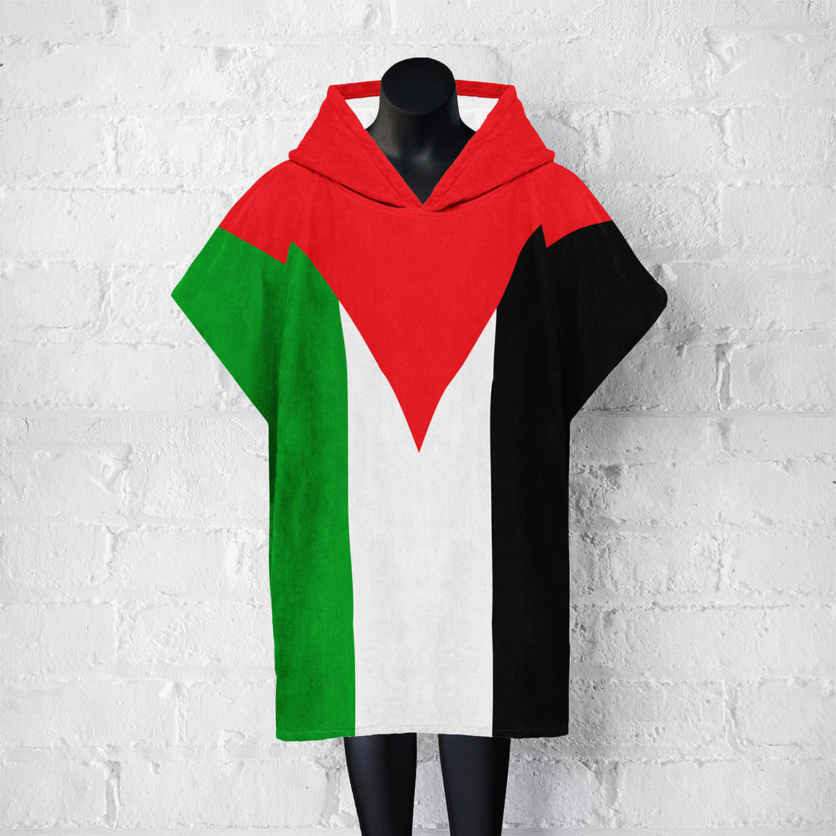 Drapeau Palestine - Poncho de bain | Caudie