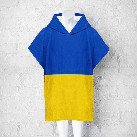 Ukraine flag - Bath poncho | Caudie