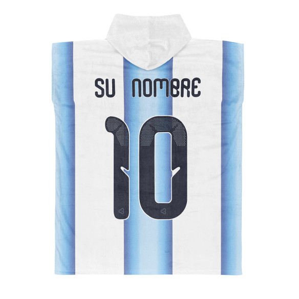 Équipe d'Argentine foot 2026 - Poncho de bain - Caudie