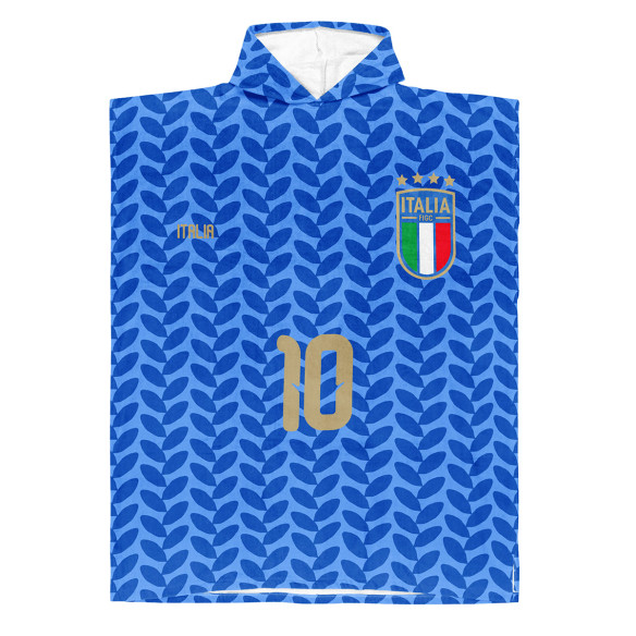 Équipe d'Italie foot 2026 - Poncho de bain - Caudie