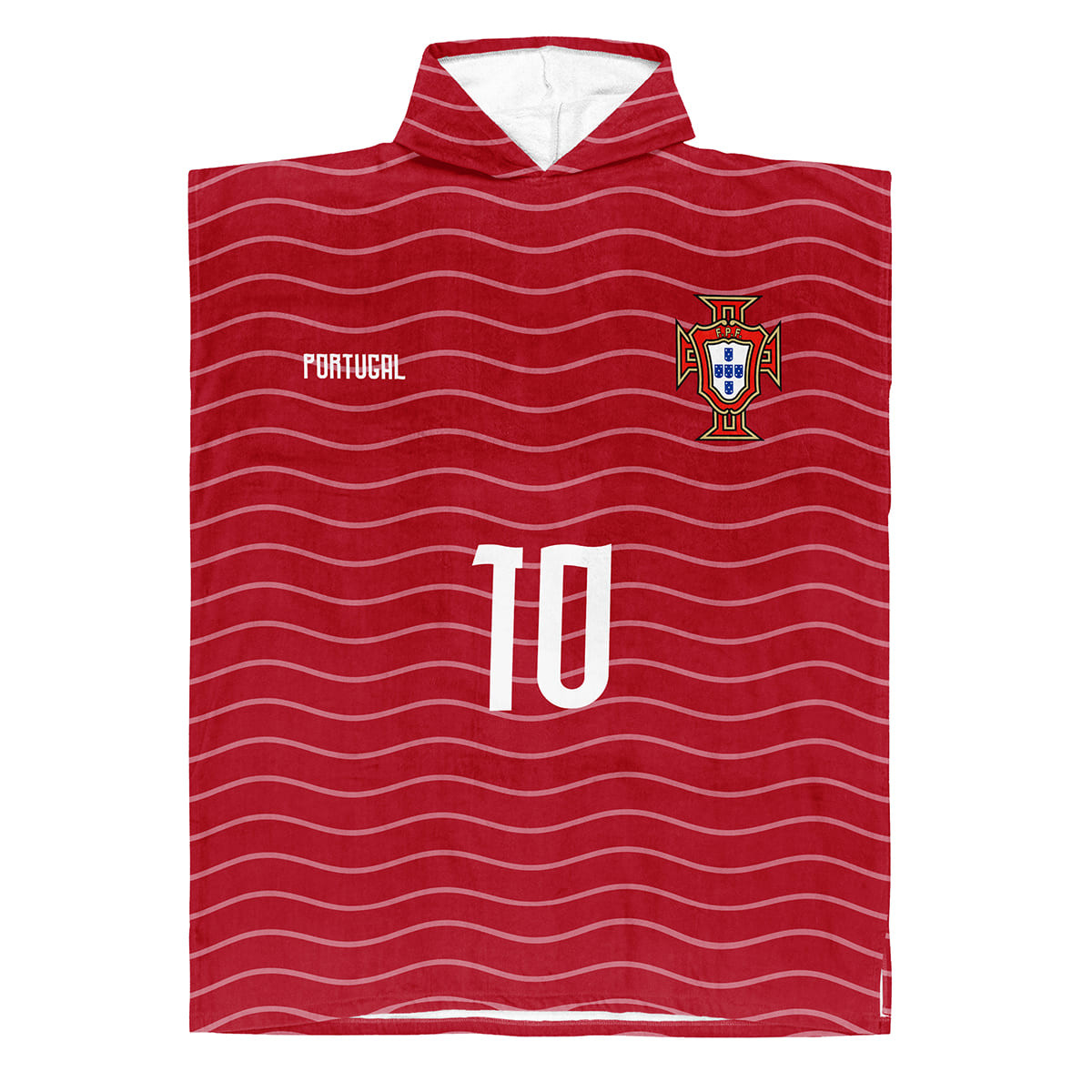 Équipe du Portugal foot 2026 - Poncho de bain - Caudie