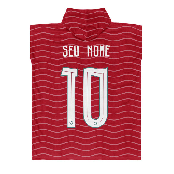 Équipe du Portugal foot 2026 - Poncho de bain - Caudie