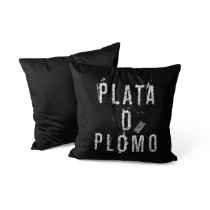 Plata O Plomo - Cushion - Caudie