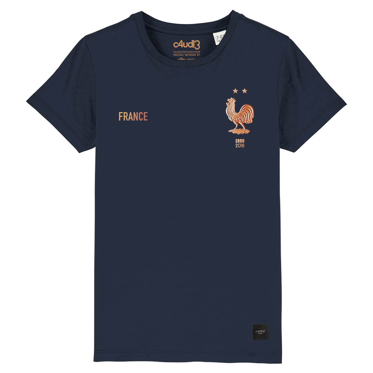 Team France soccer 2026 - Kid s t-shirt - Caudie
